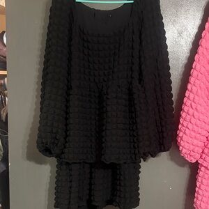 Simply Southern Black Long Sleeve Dress